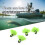 4pcs Green Fly Fishing Float Yarn Strike Indicators 33mm Bobbers 4