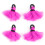 Drift Hook Positioning Floats - 4pcs Yarn Strike Indicators for Fishing 2