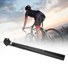 Adjustable Aluminum Alloy Mountain Bike Seatpost 30.9x400mm Black