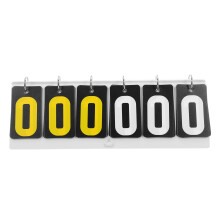 Score Keeper: Klappanzeige Mit 6- Zahlenanzeige