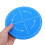 2 Piezas Disco Para Trenciar Kumihimo, Azul Con 4