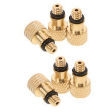 6 Pièces Adaptateurs Valve Américaine À Anglaise En Cuivre Pur