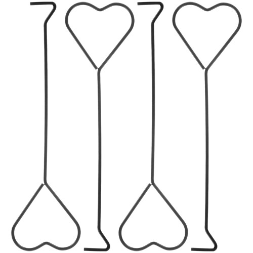 4 Piezas Apagavelas Corazón De Hierro Para Pabilo 2