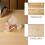 3 Pièces Piano Marteau Bout En Bois Pour Mécanisme Clavier Vertical 8