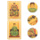 2 Pièces Cartes Bénédiction Chanceuse Chinois 10