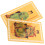 2 Pièces Cartes Bénédiction Chanceuse Chinois 11