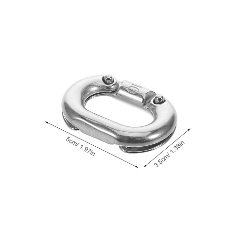Heavy Duty Chain Connector Stainless Steel Silver 1pack 1