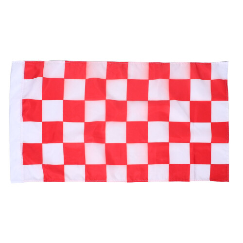 À Carreaux Rouge 96X64Cm En Polyester