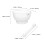 Ensemble Mortier En Verre 8oz Pour Épices Médicaments 3