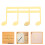 2 Pièces Clips Pour Livre De Piano Clavier 10