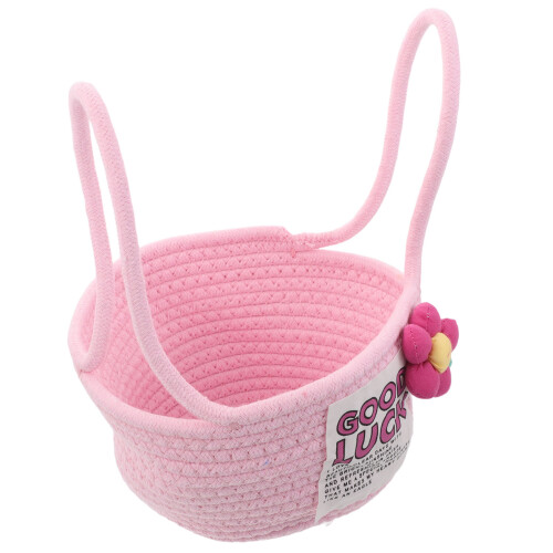Panier En De Coton Pour Bébé Avec Poignées