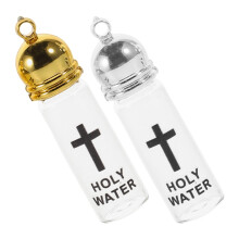 4 Pcs Catholic Holy Water Glass Vials For First Communion Church