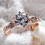 Women's Silver Plated Round Cubic Zirconia Wedding Ring Us7 3