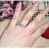 Women's Silver Plated Round Cubic Zirconia Wedding Ring Us7 10