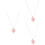 3Pcs Four-Leaved Clover Necklace Premium Opal Pendant For Kids 8