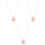 3Pcs Four-Leaved Clover Necklace Premium Opal Pendant For Kids 5