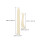 1Set Bone Folder: Plastic Paper Creaser Tool For Crafting Bookbinding 2