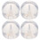 16 Pcs Replacement Metal Earring Backs Delicate Stoppers For Studs 1