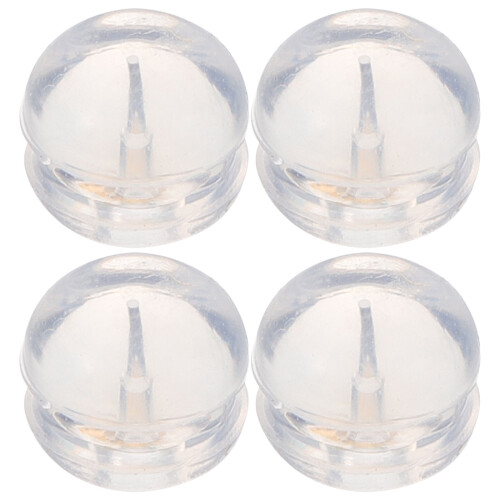 16 Pcs Replacement Metal Earring Backs Delicate Stoppers For Studs