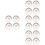 16 Pcs Replacement Metal Earring Backs Delicate Stoppers For Studs 8