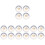 16 Pcs Replacement Metal Earring Backs Delicate Stoppers For Studs 4