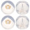 16 Pcs Replacement Metal Earring Backs Delicate Stoppers For Studs 2