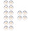 16 Pcs Replacement Metal Earring Backs Delicate Stoppers For Studs 9