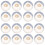 16 Pcs Replacement Metal Earring Backs Delicate Stoppers For Studs 7