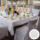 Clear Pvc Round Tablecloth 48Inch Thick With Elastic Edge Waterproof 10
