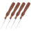 4Pcs Felting Needle Tool With Wood Handle For Wool Felt Craft 1