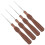 4Pcs Felting Needle Tool With Wood Handle For Wool Felt Craft 11