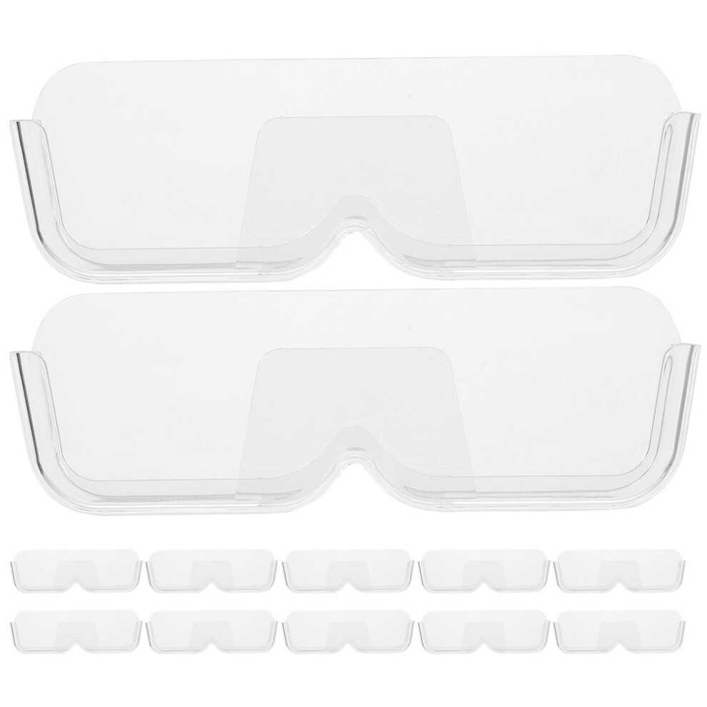 Vaguelly 12Pcs Wall Mounted Glasses Storage Box Holder For Eyewear Organization