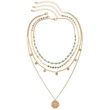 One Set Women'S Layered Neck Jewelry For Girls