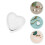 30Pcs Heart Shaped Silicone Earring Backs For Women Locking 11