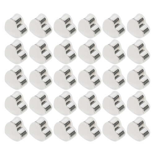 30Pcs Heart Shaped Silicone Earring Backs For Women Locking Ear Studs
