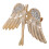 2Pcs Lapel Pin Suit Brooch Scarf Hat Clothes Accessory 1