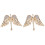 2Pcs Lapel Pin Suit Brooch Scarf Hat Clothes Accessory 4