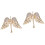 2Pcs Lapel Pin Suit Brooch Scarf Hat Clothes Accessory 6