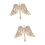 2Pcs Lapel Pin Suit Brooch Scarf Hat Clothes Accessory 9