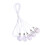 10Pcs Teeth Storage Box With Necklace Case For Kids White 1