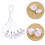 10Pcs Teeth Storage Box With Necklace Case For Kids White 2