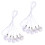10Pcs Teeth Storage Box With Necklace Case For Kids White 7