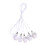 10Pcs Teeth Storage Box With Necklace Case For Kids White 5