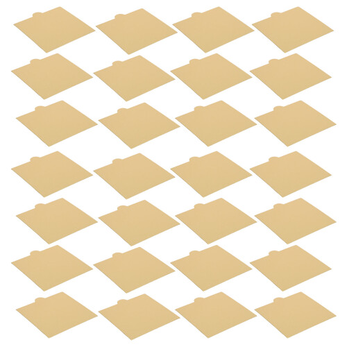 200 Pcs 3.5Inch Square Cake Boards Cardboard Dessert Display Base