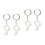2 Pairs Musical Symbol Dangle Earrings For Men 6