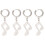 2 Pairs Musical Symbol Dangle Earrings For Men 4