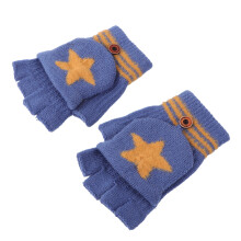 One Pair Winter Warm Cartoon Mittens For Children 2-8 Years