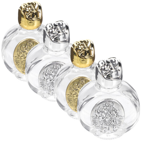 4Pcs Empty Holy Water Glass Bottles For Church Use 2