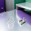2Pcs Stainless Steel Serrated Belt Keepers With D Ring 6