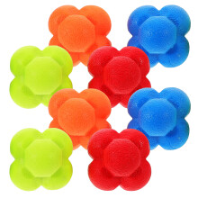 8Pcs Hexagon Reaction Ball For Speed And Reflex Training